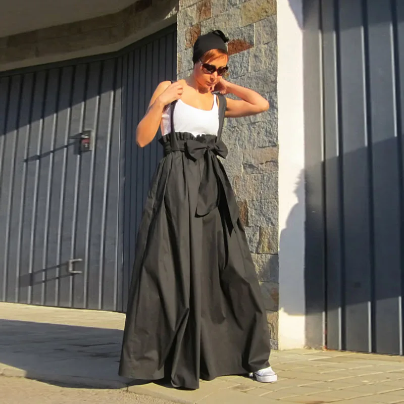 Maxi Skirt, Long Skirt, Floor Length Skirt, High Waist Skirt, Black Skirt, Cotton Skirt, Women Skirt49