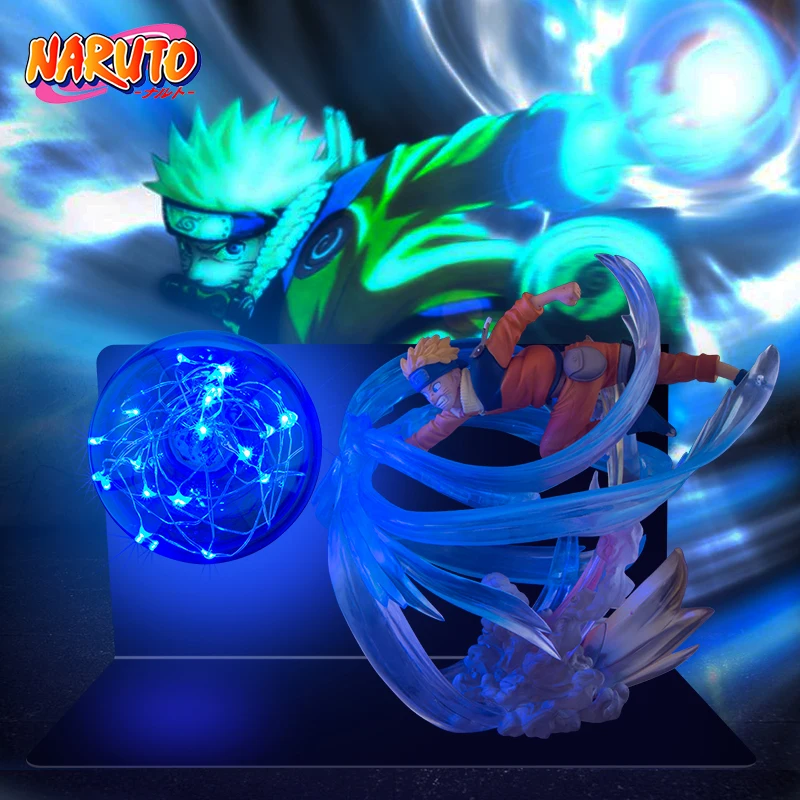 

S.orange Anime NARUTO Rasengan Hokage Table Lamp Luminaria LED Night Lights Room Decorative Lighting Gifts Garage Kit