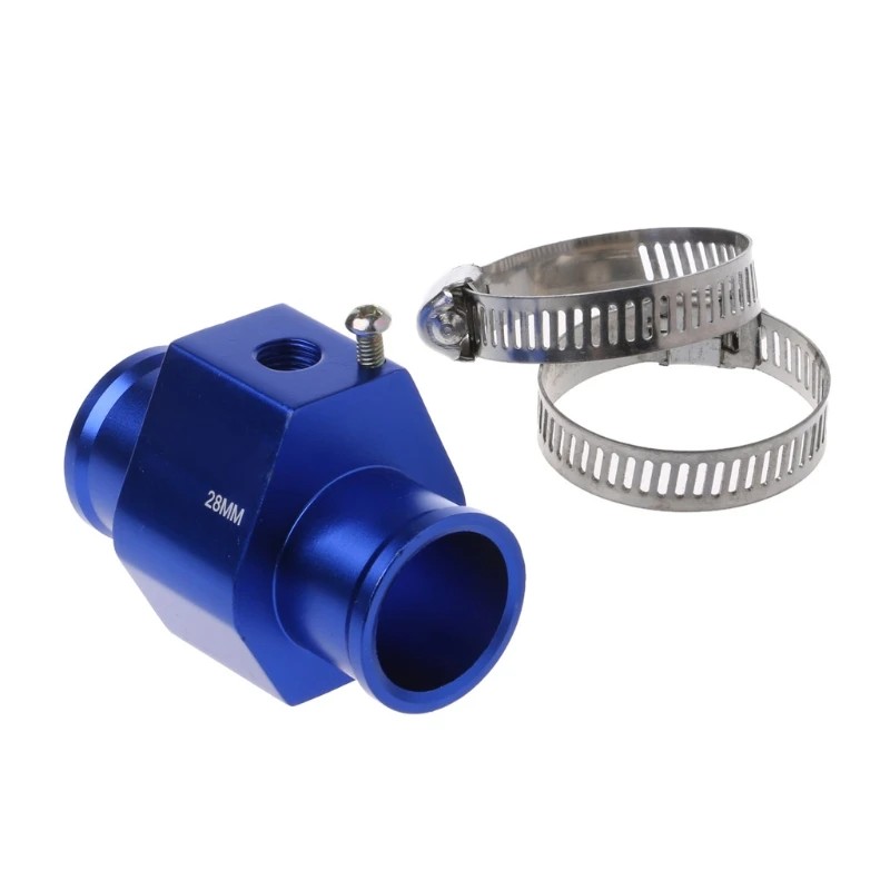 OOTDTY 28/30/32/34/36/38/40 мм синий температура воды Температурный соединение труба Сенсор Калибр Шланг радиатора Adapter-m23