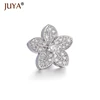 Luxury Cubic Zirconia Flower Spacer Beads For Jewelry Making DIY Pearls Beaded Bracelets Necklaces decorative beads accessories ► Photo 2/5