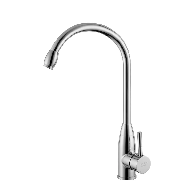 IVRICH Mirror Polished Kitchen Faucet Stainless Sink kitchen tap Hot and Cold Kitchen Mixer Ceramic Core Vessel Faucet ML103