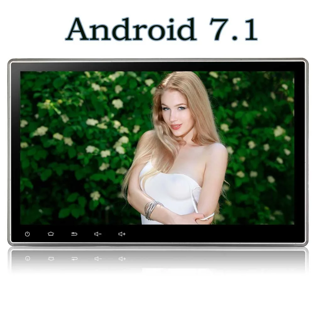

10.1 Inch Android 7.1 Digital touch Screen Car Stereo GPS Radio DVD Player Adjustable Viewing Angles OBD2 WIFI Bluetooth SWC FM