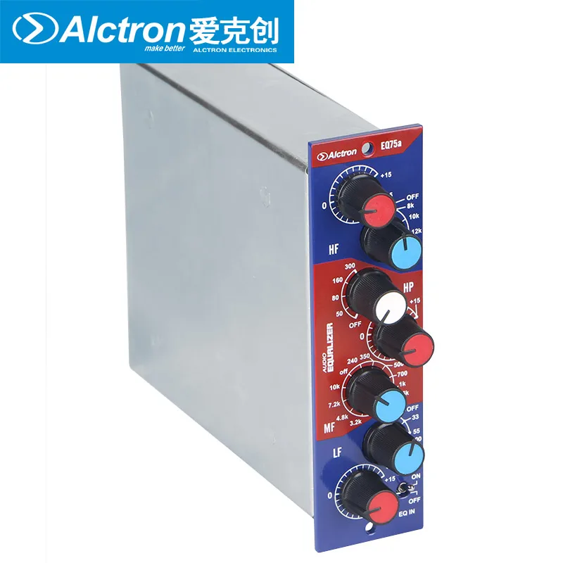 

Alctron EQ75a 500 500 series rack Microphone/Instrument Preamplifier for stage performance, equalizer