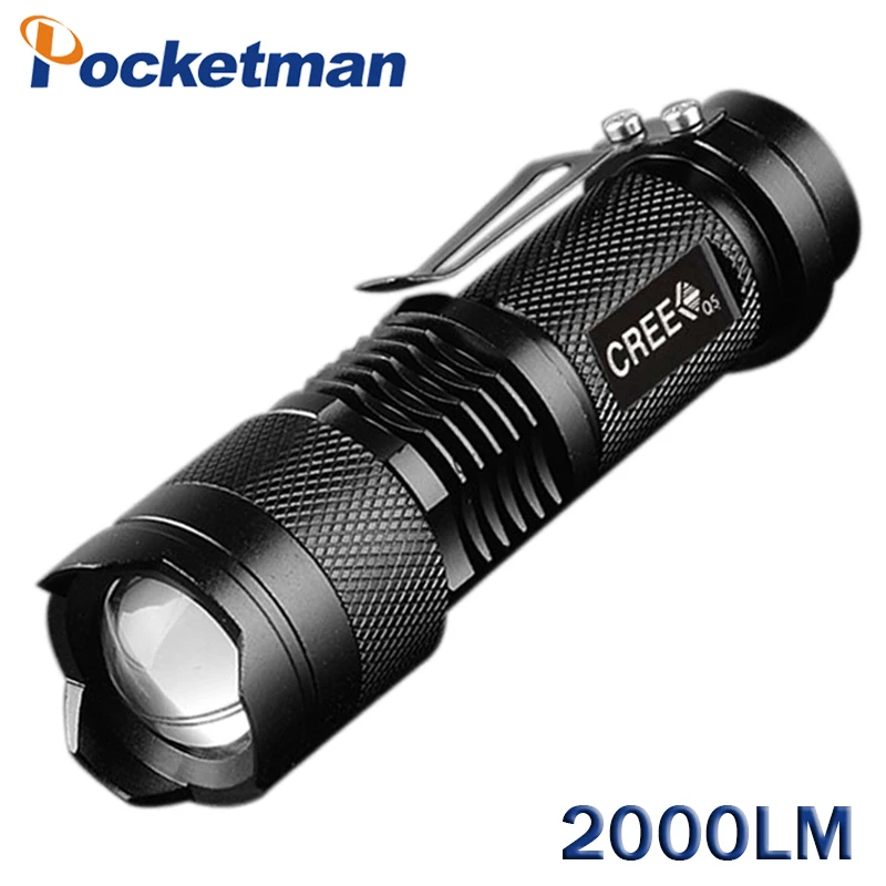 

Q5 2000LM Linterna Led Lampe Torche LED Flashlight Linternas 3 Modes Mini LED Torch Penlight Lanterna Tatica Flashlight