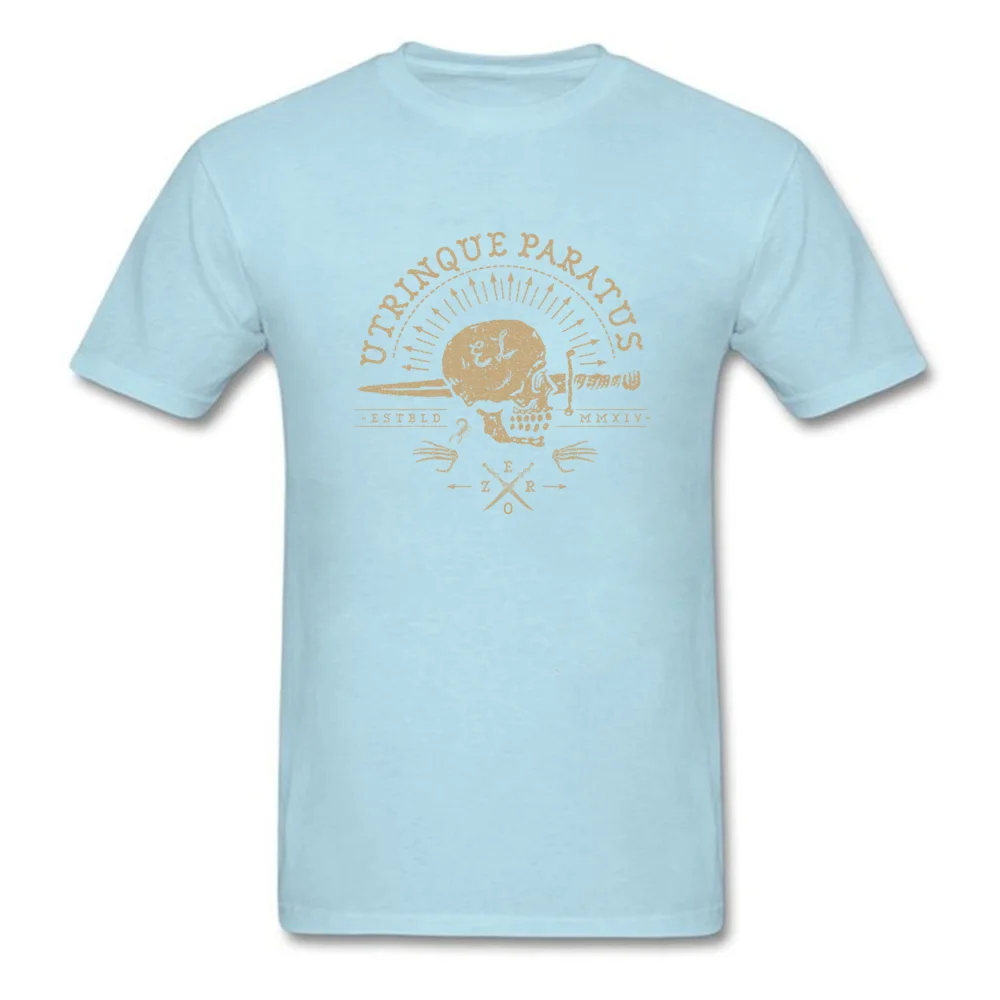 Sword and skull Cheap Men Tshirts Round Neck Short Sleeve 100% Cotton Tops Shirts Hip hop Tops Shirts Wholesale Sword and skull light