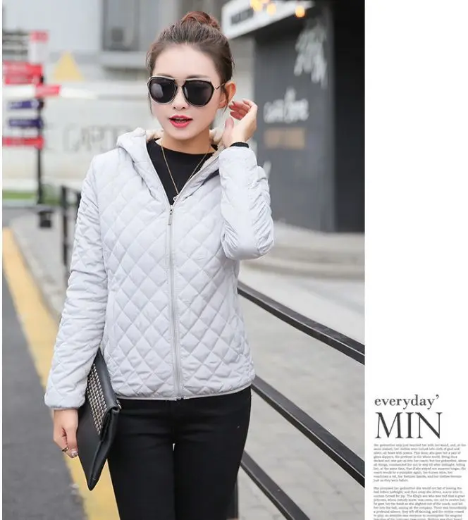 Winter 2018 New Parkas basic jackets Female Women Winter plus velvet lamb hooded Coats Cotton Winter Jacket Womens Outwear coat