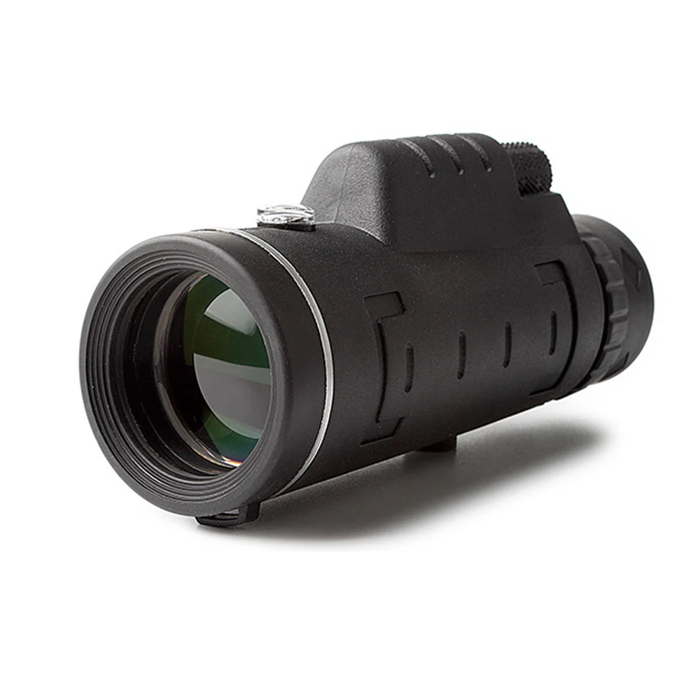 Ceny HD 40X60 BAK4 Zoom Mini monokularowy teleskop z kompasem klips do telefonu wojskowa moc optyka myśliwska Outdoor Spotting lornetka