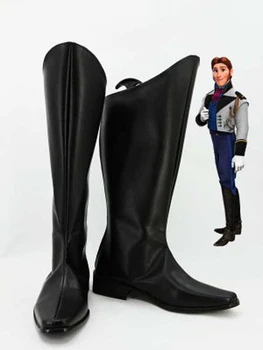 

Anna Prince Hans Cosplay Boots Men Cosplay Costume Party Shoes Custom Made Boots