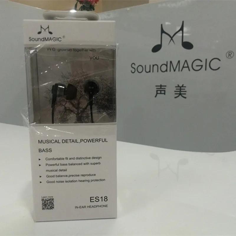 SoundMAGIC ES18 наушники вкладыши Hi-Fi наушники вкладыши сильный басовый звук