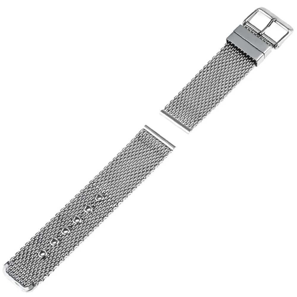 24 мм ремешок для часов из нержавеющей стали+ инструмент для sony Smartwatch SW2 миланские часы ремешок для замены браслет черный серебристый