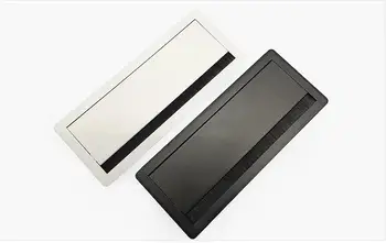 

Aluminum alloy square box Office desk line box with brush threading box with cable trunking