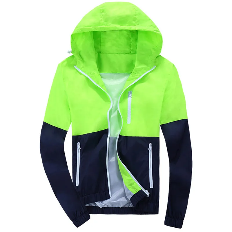 

2019 Stylish Fashion High Quality Jacket Coats, Men Causal Hooded Jacket,Men Thin Windbreaker Zipper Coats Outwear