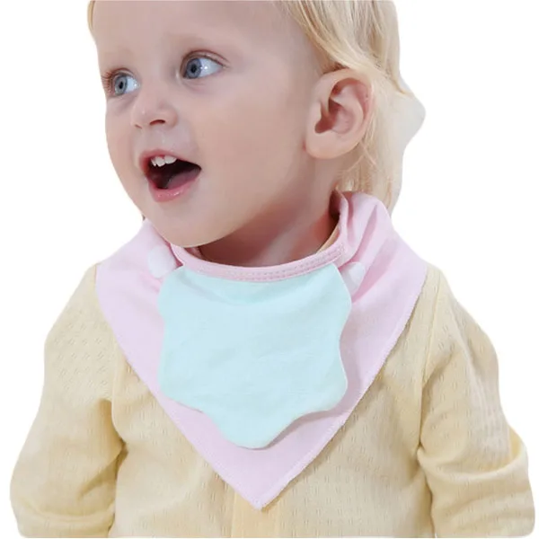 Baby Infant Bibs Infant strawberry bibs double sided towel buckle