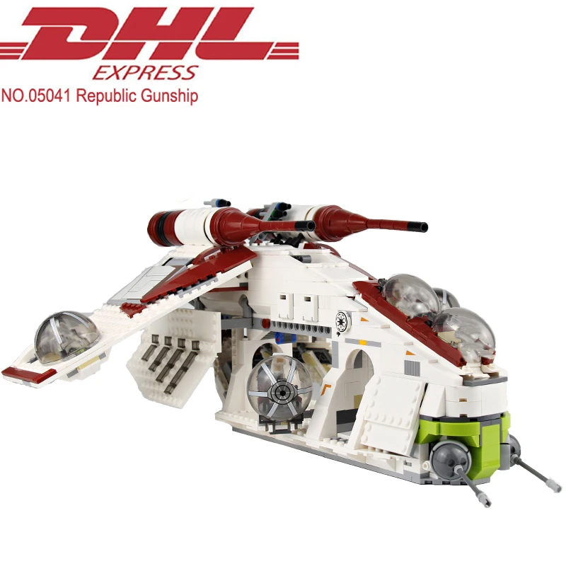 

Lepin 05041 1175Pcs Star Wars Figures Republic Gunship Model Building Kits Blocks Bricks Toys For Children Gift Compatible 75021