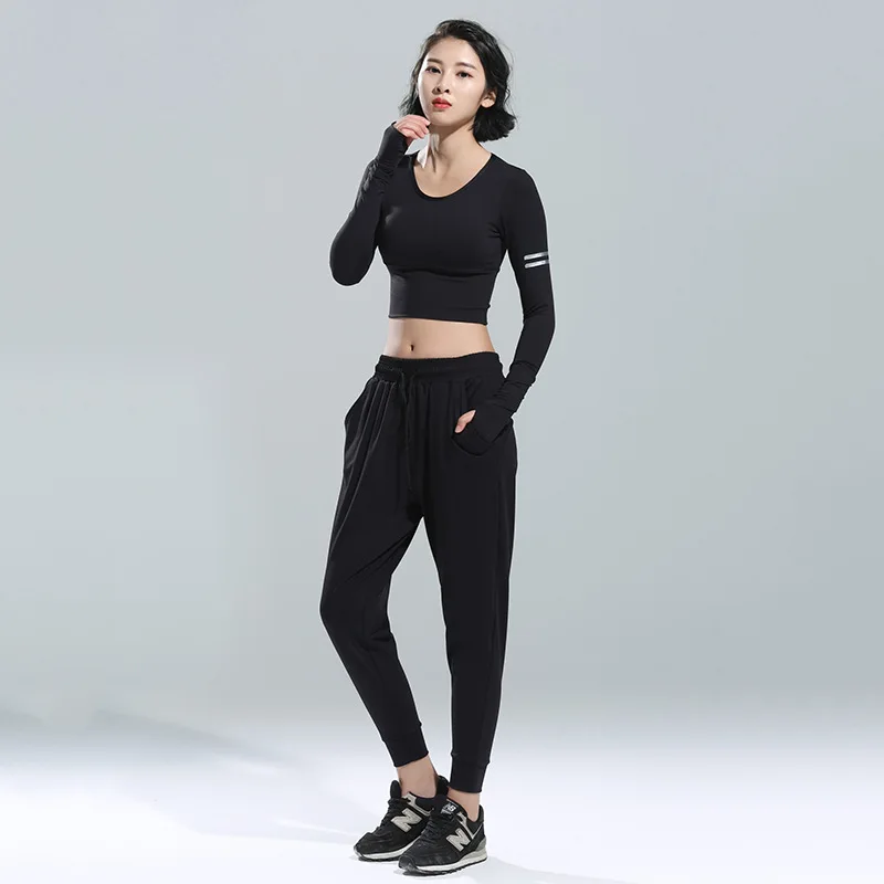 font b Women s b font tracksuit font b yoga b font pants and T
