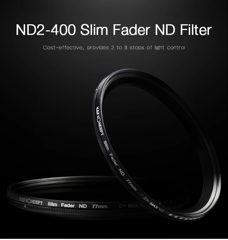 neutra fader nd variável filtro metal quadro