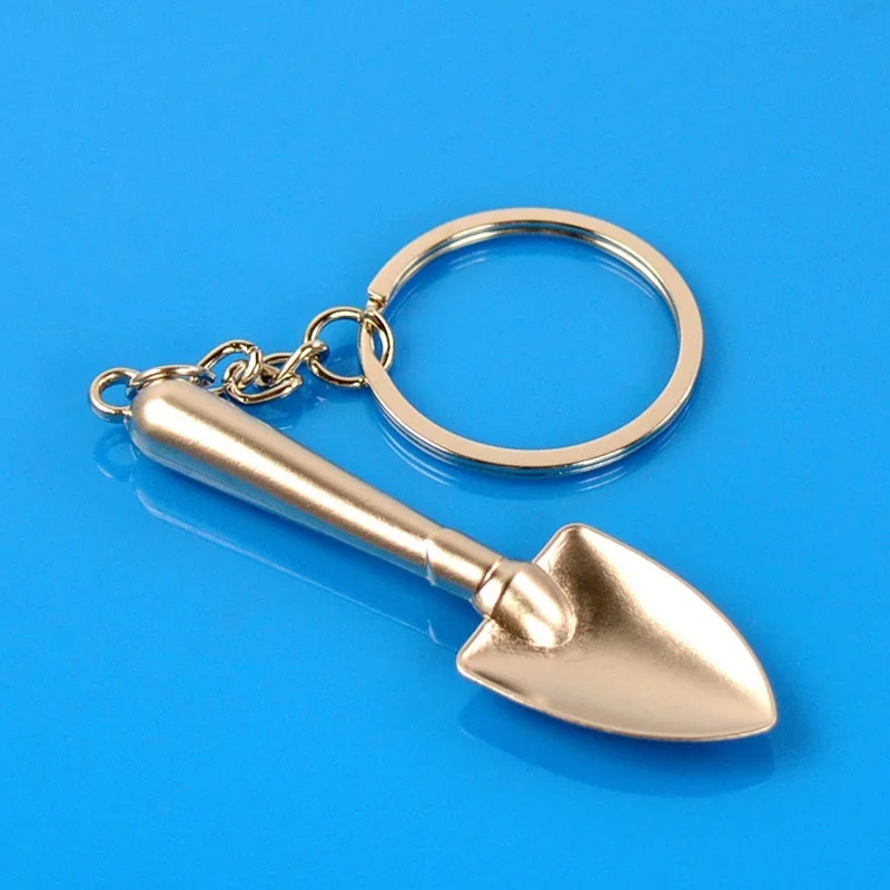 Mini Metal Wrench/shovel Keychain Couple's Keyring Souvenirs Gift Car