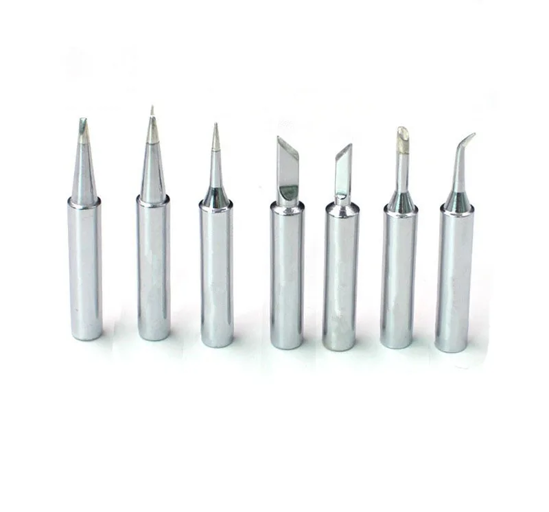 

10pcs 900M-T Soldering iron tip 900M-T-IS LB SK 900M-T-I B K for Hakko Saike aoyue lucky BAKU Quick solder tips 936 852