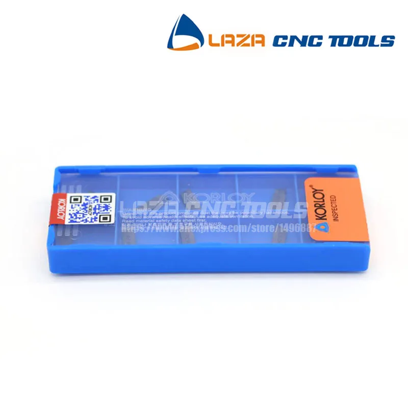 

MGMN150-G PC9030 *10PCS Korloy Grooving Blade,Korloy Grooving Carbide Insert,1.5mm width Insert for Grooving Holder MGEHR &MGIVR