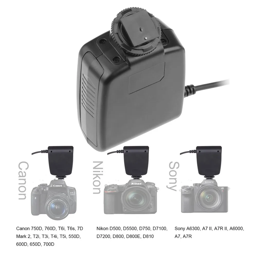 Светодиодная Кольцевая вспышка Travor 18 шт. с высокой яркостью SMD для Canon Nikon Pentax Olympus