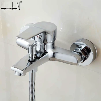 

Wall Mounted Bathtub Faucet Waterfall Bath Faucet Brass Chrome Finish Bath Shower Mixer Hot and Cold Water Mixer FYB011