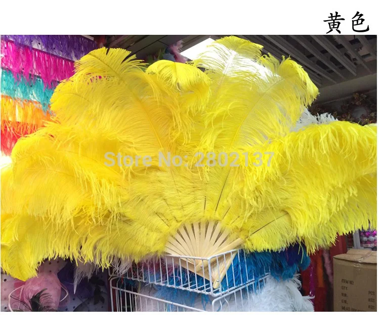  12 partage de haute qualité surdimensionné autruche plume ventilateur danse de Halloween décoration