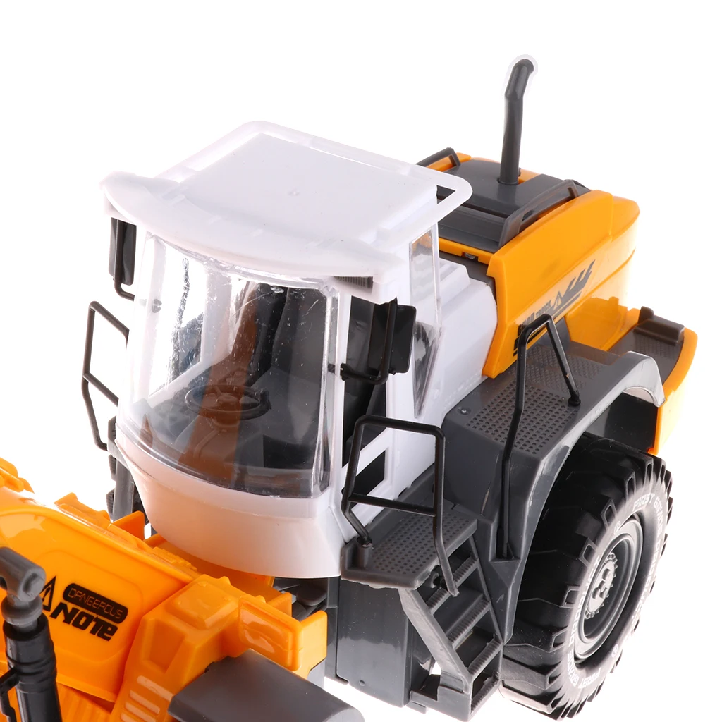 1/22 Plastic Friction Powered Dump Truck Construction Vehicle Toy Dump TruckExcavator Bulldozer Street Sweeper for Kids