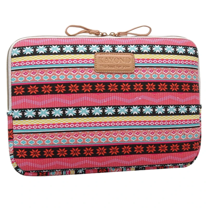 

KAYOND Laptop Sleeve Case 15 inch Computer Bag, Notebook,For ipad,Tablet,For MacBook(Red Snowflake)