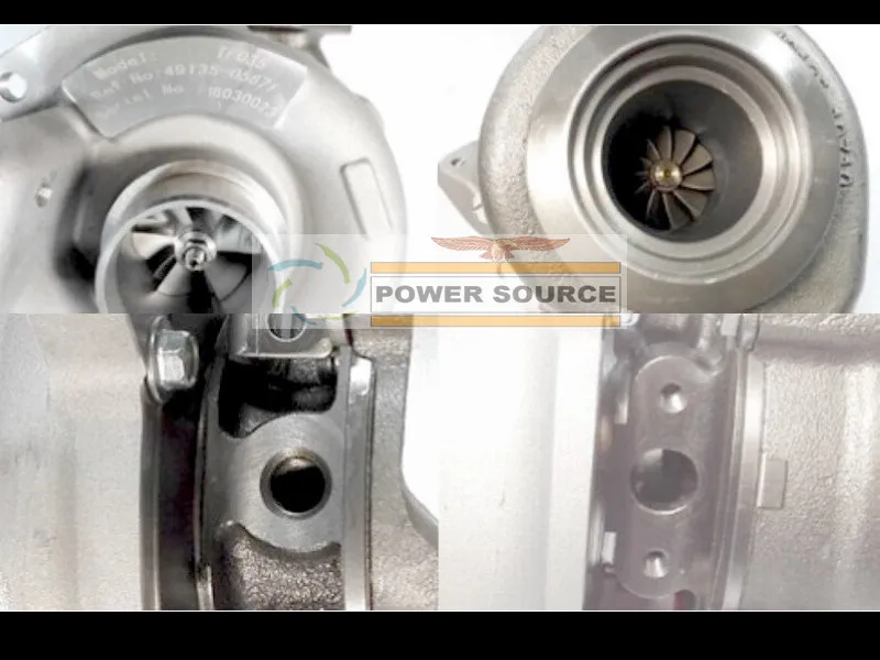 Turbo TF035H 49135-05671 49135-05610 NO Actuator Turbocharger For BMW 120D E87 04- 320D E90 E91 05- M sport M47TU 2.0L  (3)