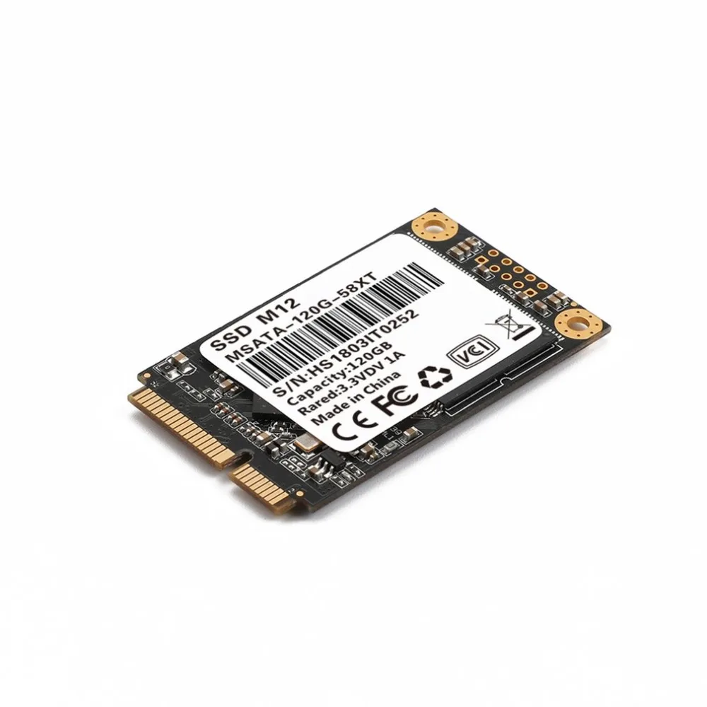 

120GB 6Gb/s SSD-MSATA Hard Disk Drive For Desktops Notebooks Ultrabook 3.5mm Thickness Wear Leveling Technology HDD