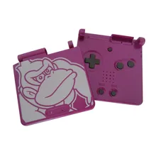 Розовый Красный King Kong полный корпус Корпус Замена для Nintendo Gameboy Advance SP