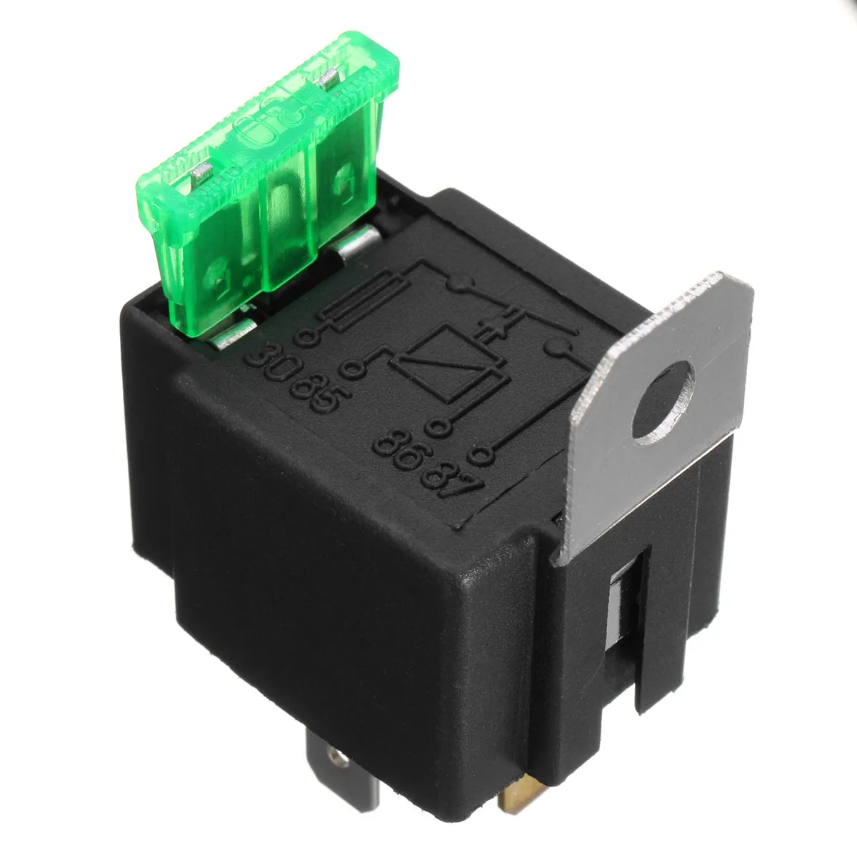 DC 12V ON/OFF 4 Pin Relay 30 Amp Fuse Base Box Holder Bracket Fog Light Lamp New-in Car Switches & Relays from Automobiles & Motorcycles on Aliexpress.com ...