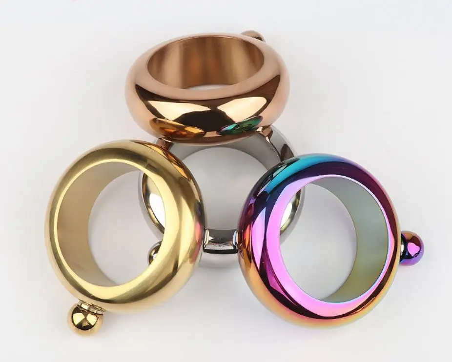 Portable stainless steel hip flask portable hip flask wine bottle bracelet wine jug funnel portable bracelet small hip flask