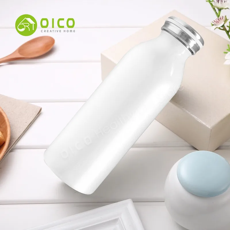 

OICO 450ML Outdoor Water Milk Bottle Bicycle Sports Milk Insulation Cup Vacuum Stainless Steel Bottle Super Heat Preservation