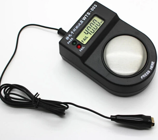 Digital anti static wrist strap tester bracelet Cordless Hand Ring