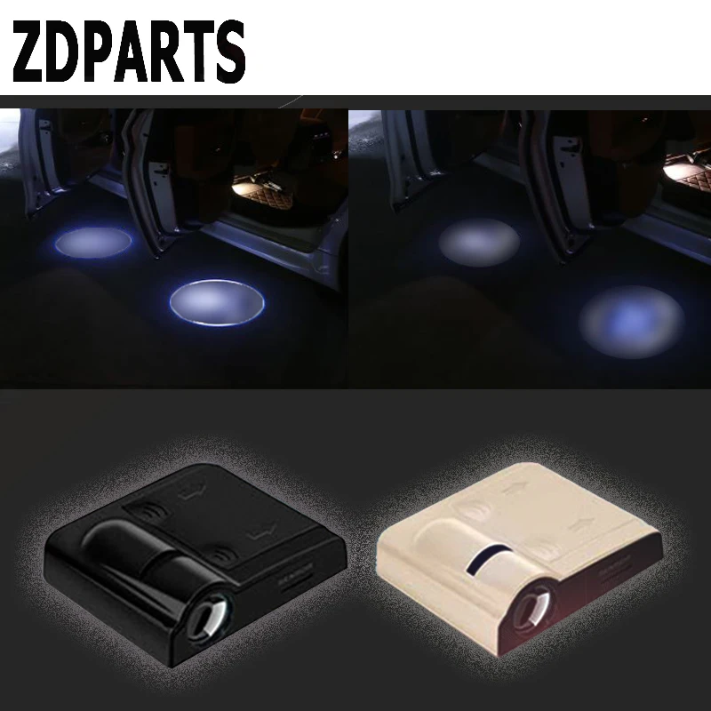 

ZDPARTS 2pc Car Logo Door Welcome lights For BMW F30 F10 E46 E39 E90 E60 E36 X5 E53 E70 E34 E30 F20 E87 Mini Cooper R56 R50