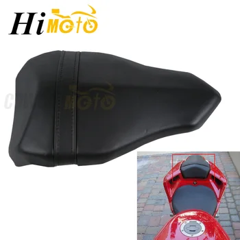 

For Ducati 1098 1198 848 Motorcycle Rear Passenger Seat Cushion Pillion Leather Pad Cover BLACK