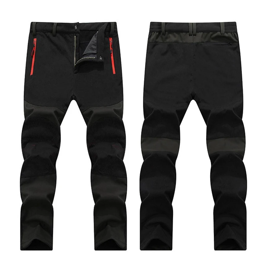 JACKSANQI de invierno Softshell pantalones de esquí al aire libre caliente impermeable Trekking escalada senderismo RA046