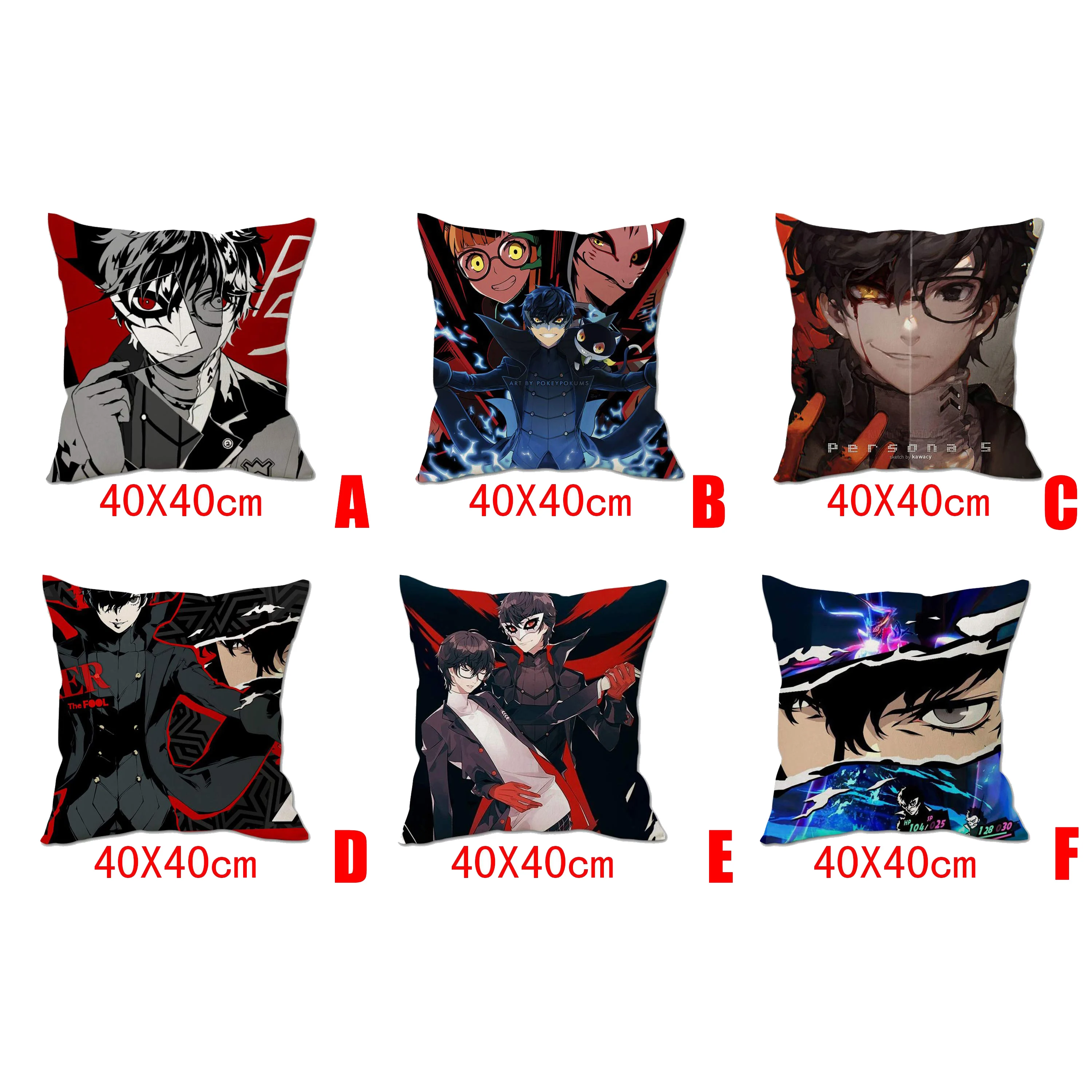 OHCOMICS игра Persona 5 P5 Джокер Рен Amamiya наволочка чехол для подушки домашний декор