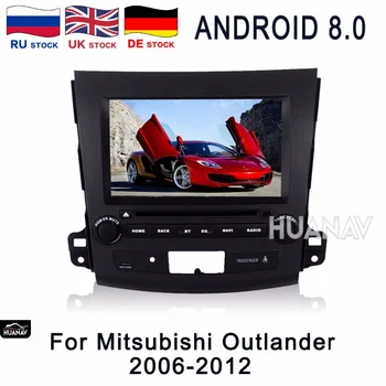 

Pure 8 core Android8.0 Car DVD player GPS navigation for Mitsubishi Outlander 2006-2012 For Citroen C-Crosser for Peugeot 4007
