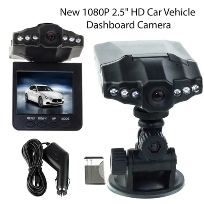 Gravador de Condução Estilo do Carro Lcd para Carro Grande Angular Visão Noturna Tela Veículo hd ir Led 8 Alto-falantes coaxiais