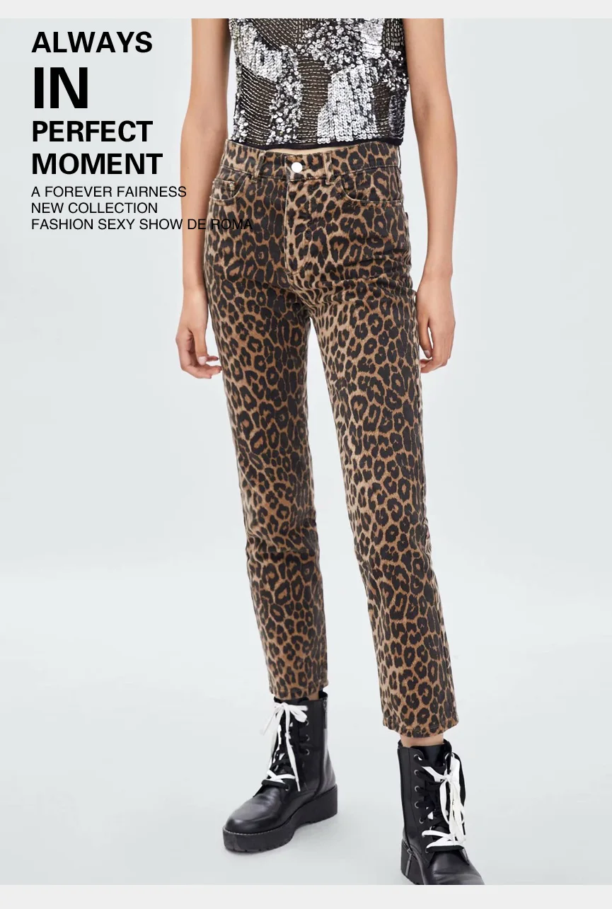 leopard print jeans outfit