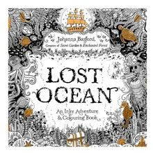 Funny Space 24 pages 18.5×18.5cm Lost Ocean Style Drawing Colouring Book For Children Adult Relieve Stress Kill Time Graffiti