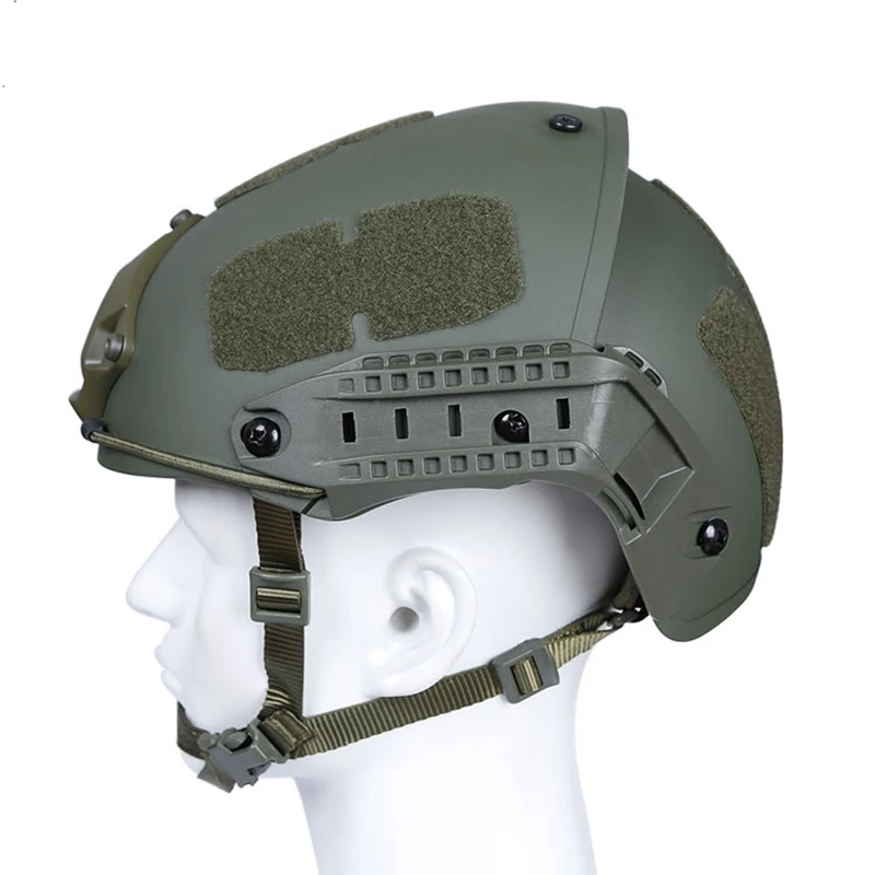 Высокое качество защитный армейский Тактический шлем страйкбол Пейнтбол Wargame CS Быстрый Шлем Защитный охотничий военный стрельба Helemet - Цвет: green
