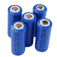 100pc lot Universal 26650 5000mAh Li ion Rechargeable Battery with Protection Plate 26650 3 7V Batteries