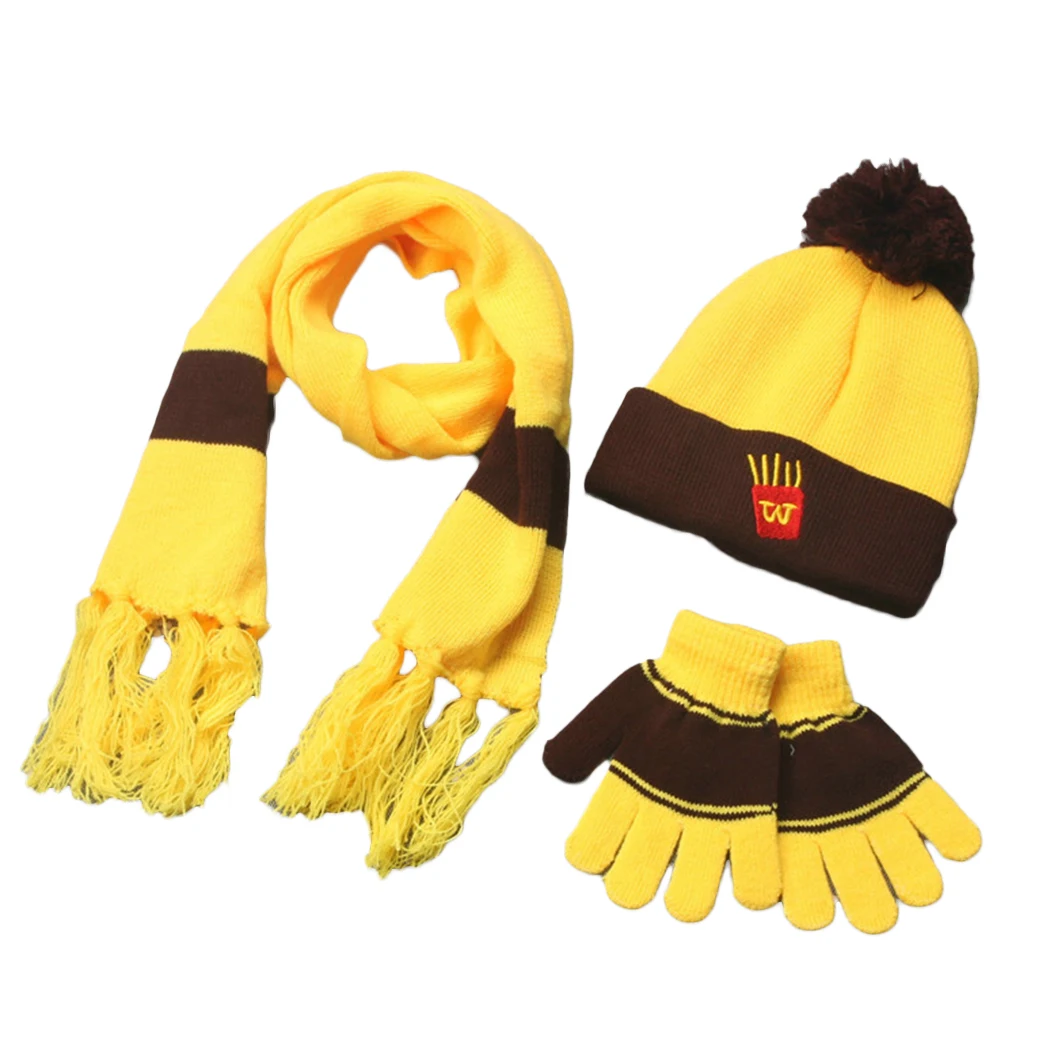 Buy Winter Boy Girl Hat Scarf Gloves Set Children Cap
