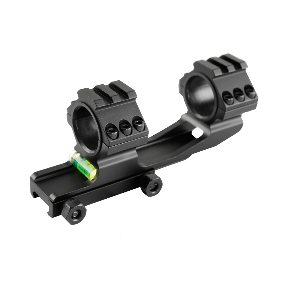 

Rifle Accessories 25.4/30mm Scope Dual Ring Heavy Duty Riflescope Mount With Spirit Bubble Level For 20mm Picatinny