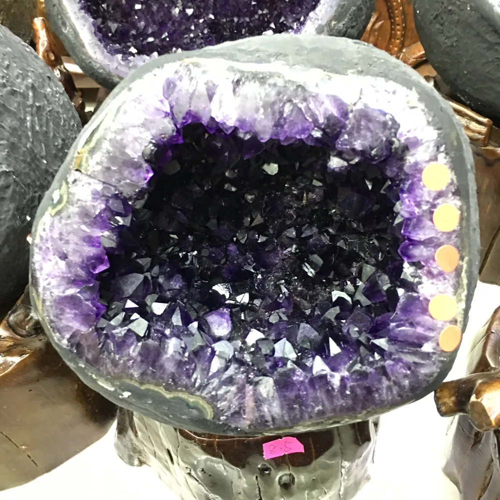 Rare mine cave natural quartz energy amethyst geode cave for home decoration