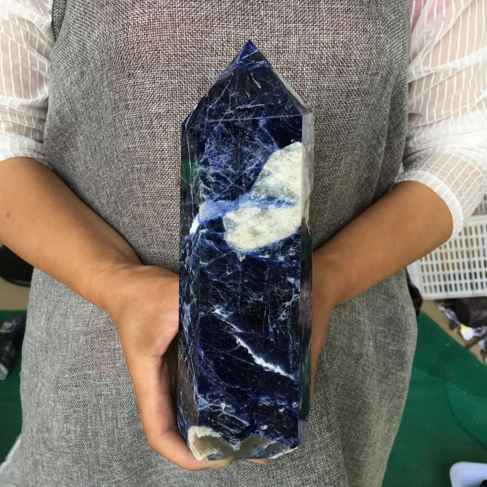 2.2LB Natural crystal quartz obelisk tower wand point reiki healing wholesale .