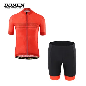 

DONEN New Arrive Summer Short sleeves Cycling Set Cycling jersey+shorts pants Man jacket MTB Bike Bicycle ciclismo